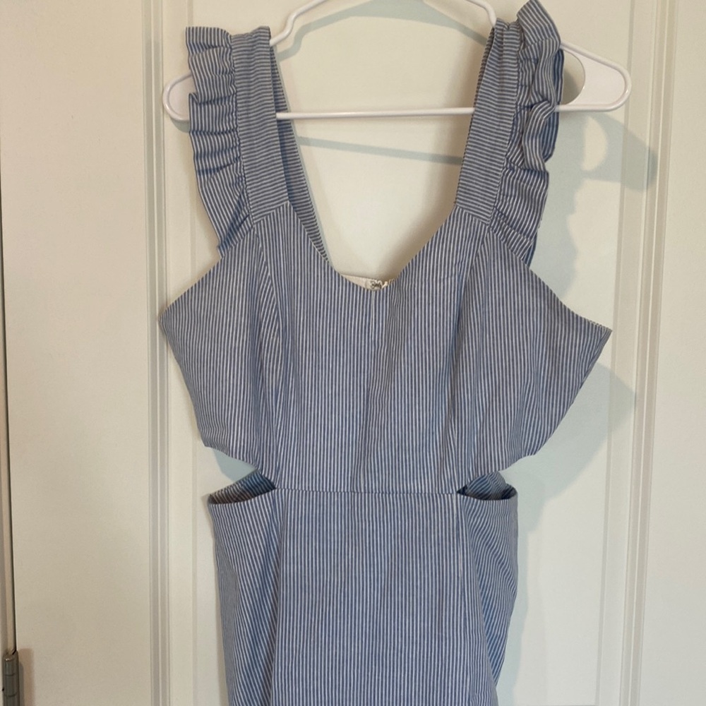 Cut-Out Seer Sucker Romper